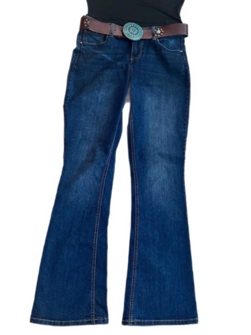 NATURAL REFLECTIONS ~ Women’s relaxed medium wash denim jeans size 8